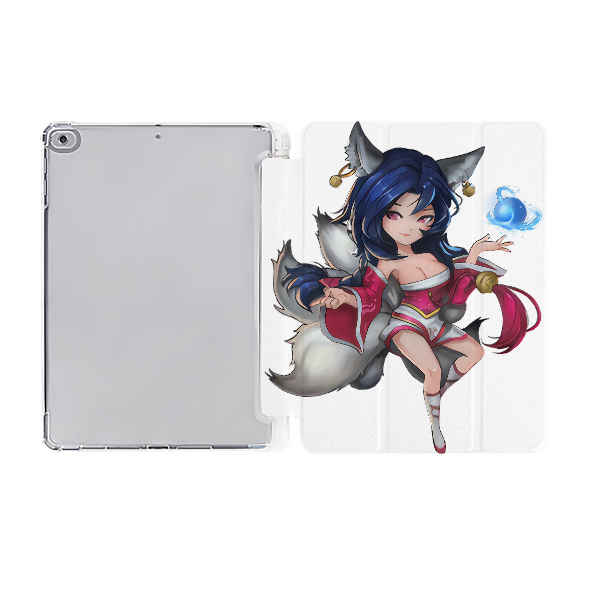 （画像用） リーグ・オブ・レジェンド League of Legends LOL IPad ケース ペン収納付き 三つ折りスタンド PUレザー×シリコン 対応機種9.5/10.5/10.9インチ